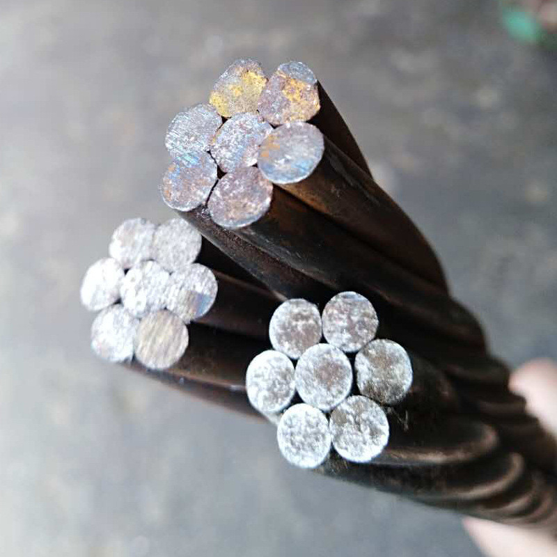 Prestressing Post Tensioned PC Strand 12.7mm Metal Thick Wire Strand