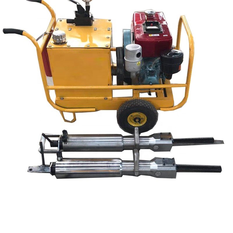 Stone Demolition Rock Splitter Stone Splitting Wedges Hydraulic Concrete Breaker