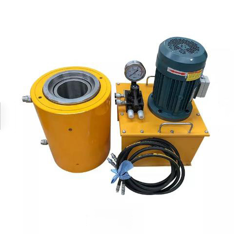 Prestressing 100 Ton 300 Ton 500 Ton Hydraulic Jack For Post Tensioning