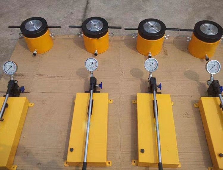 Single Acting Load Return Jack Small Space Ultra-Thin Jack Machine For Building Bridges Engineering