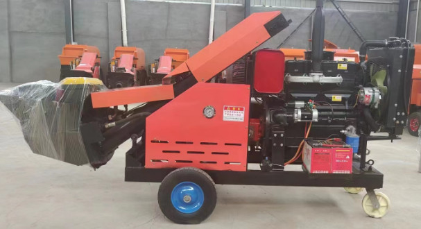 Small Horizontal Fine Stone Concrete Transfer Pump Type 20 Hydraulic Secondary Structure Column Pump
