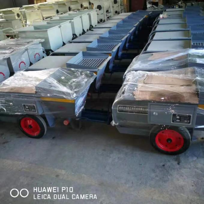 Machine de pulvérisation de mortier à vis avec le compresseur d'air
